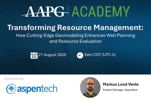 AAPG Academy Webinar 21 Aug 2025