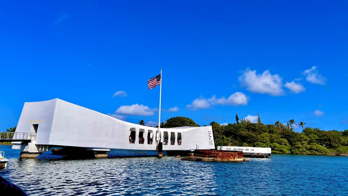 Arizona Memorial at Pearl Harbor