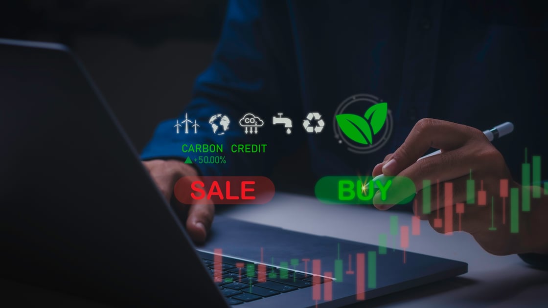 Buying and selling carbon credits