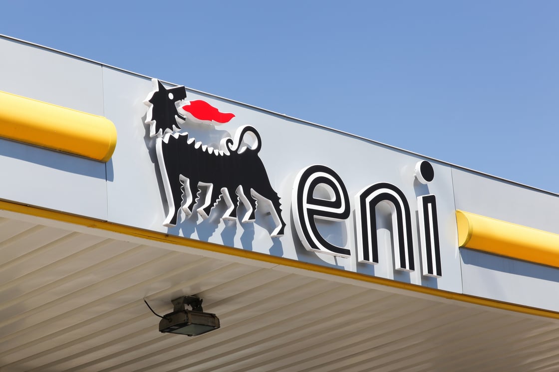 ENI gas station toppe