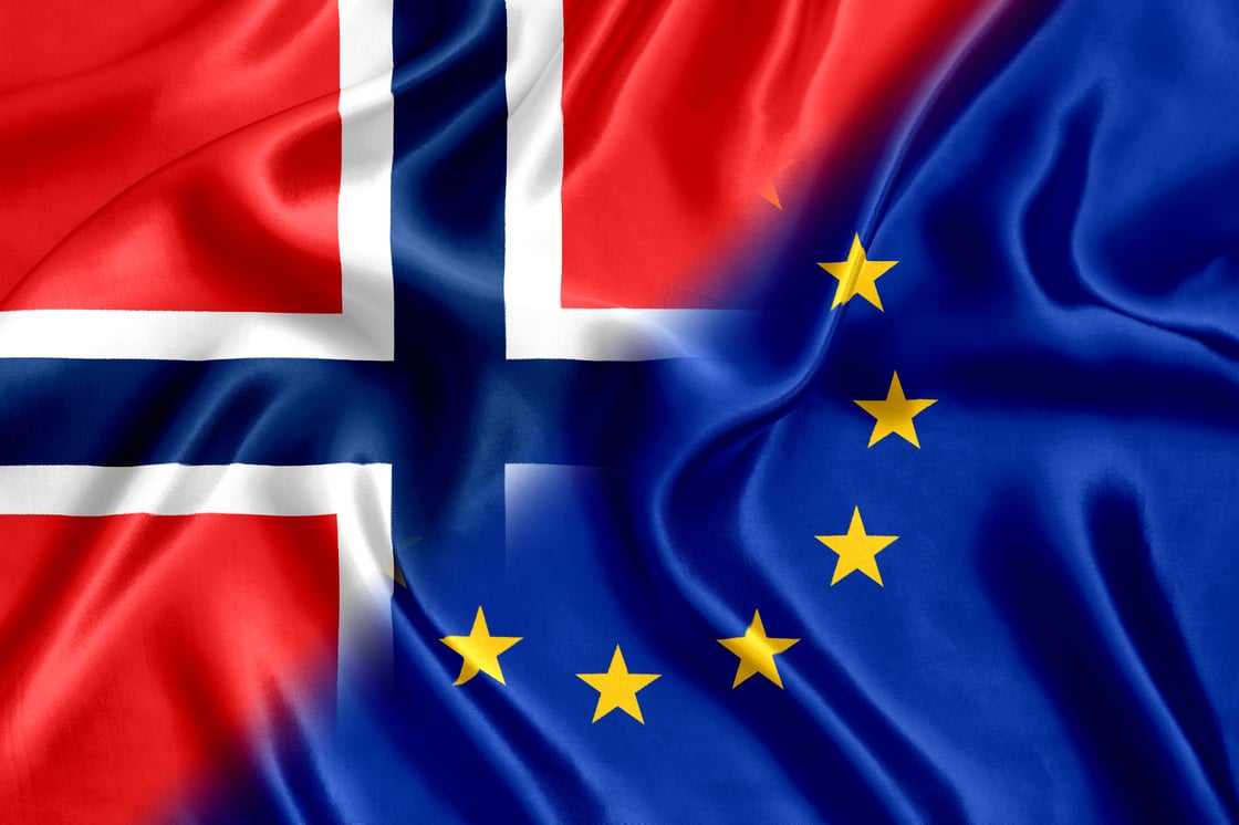 EU and Norway Flags_Pavlo Lys