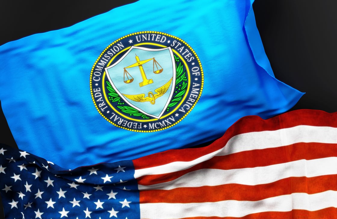 FTC Flag and U.S. Flag