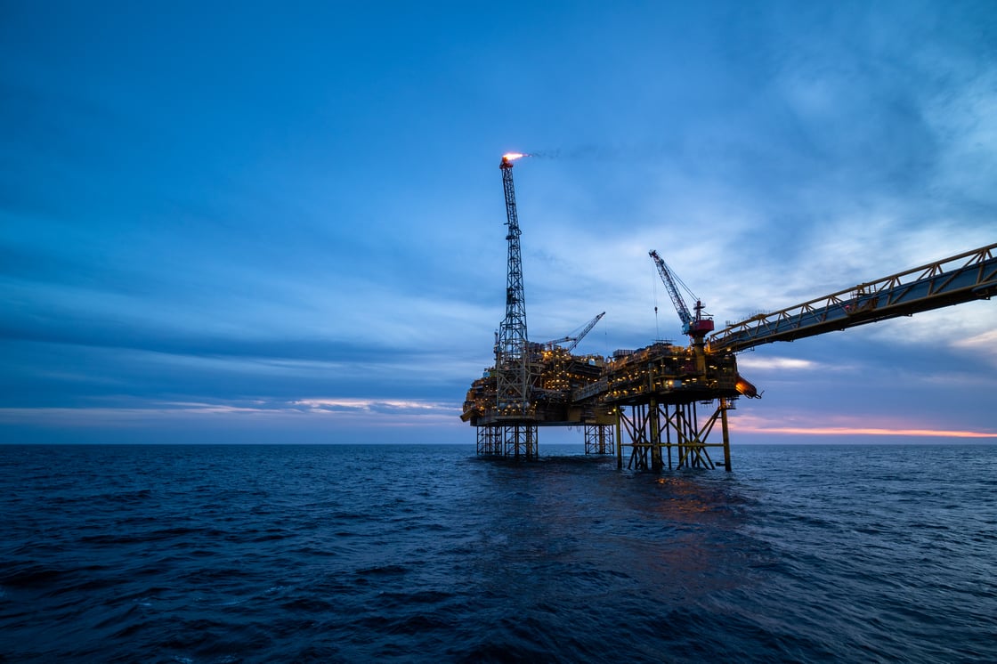 Frode Koppang_North Sea rig