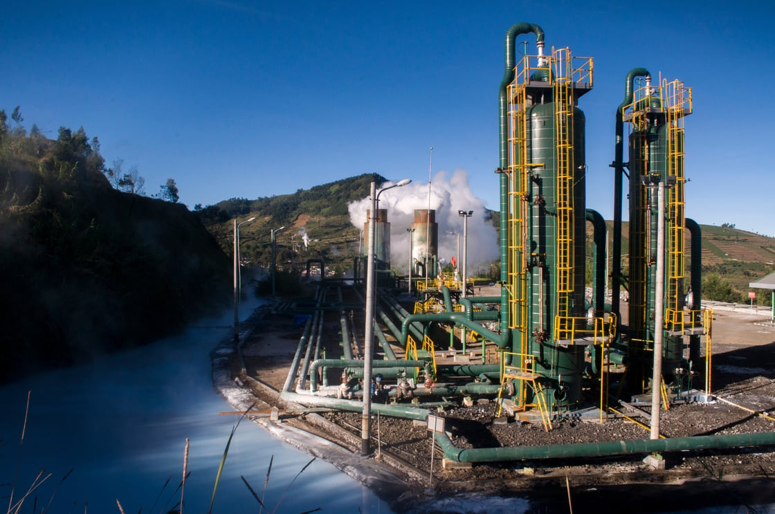 Geothermal plant in India