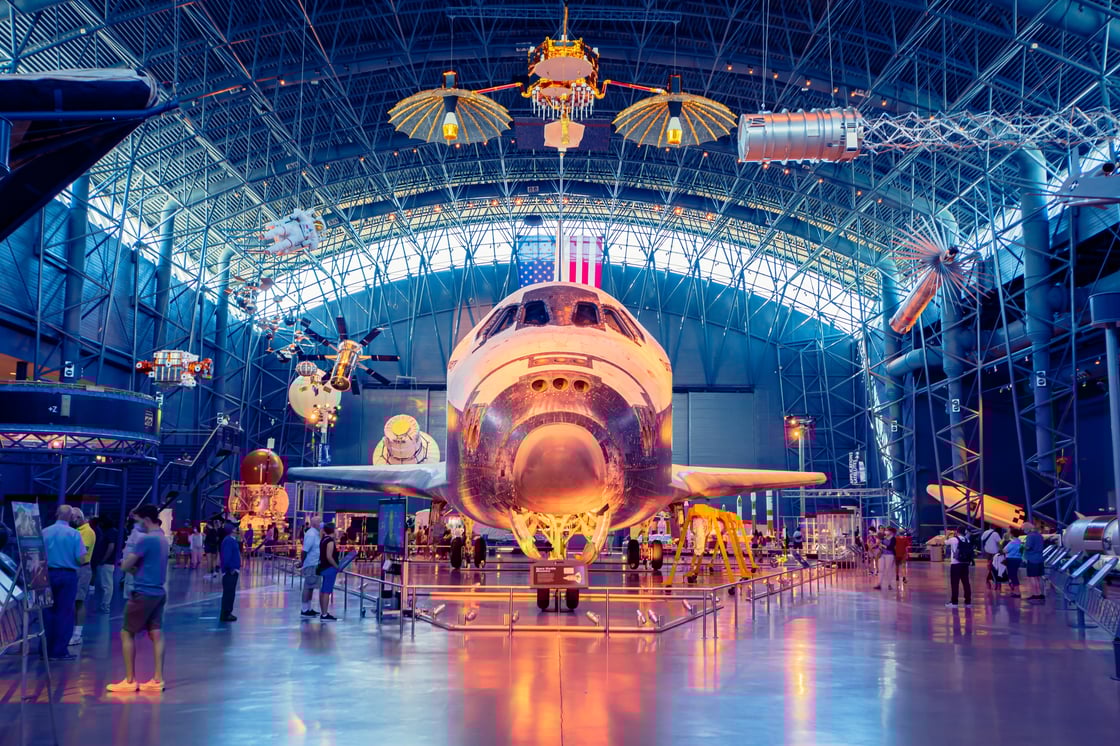 Historic space ceollection at the Steven F. Udvar Hazy Center Aviation Museum_Chansak Joe