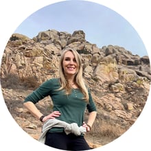 Molly Turko in field circle