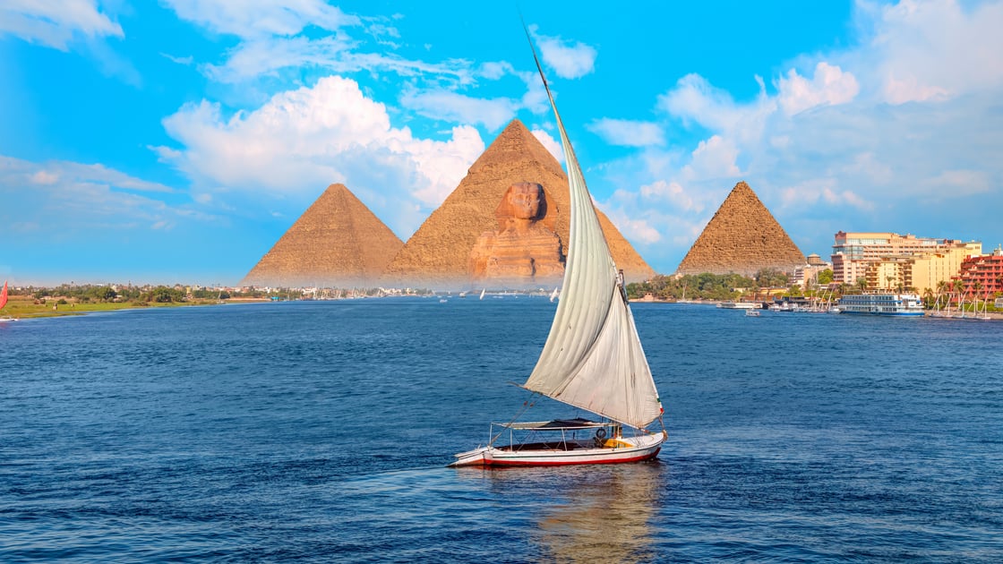 Pyramids and the Nile