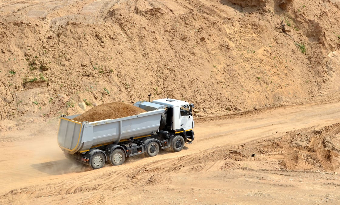 Sand Mining Dump Truck-1