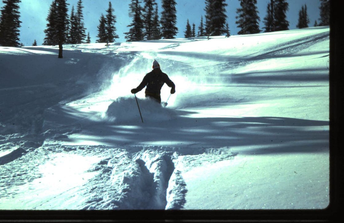 Skiing in Big Burn Snowmass, SL