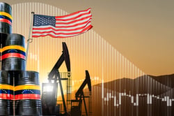 VenezuelaoilbarrelswithUSflag_Scharfsinn
