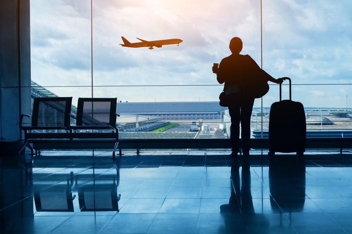 Woman in Airport