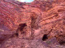 folds at Hamersley gorge