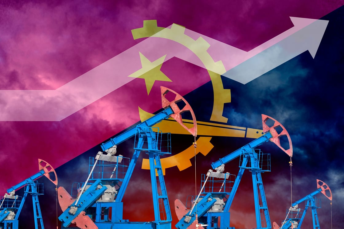 pumpjacks with Angola flag_Anton Watman